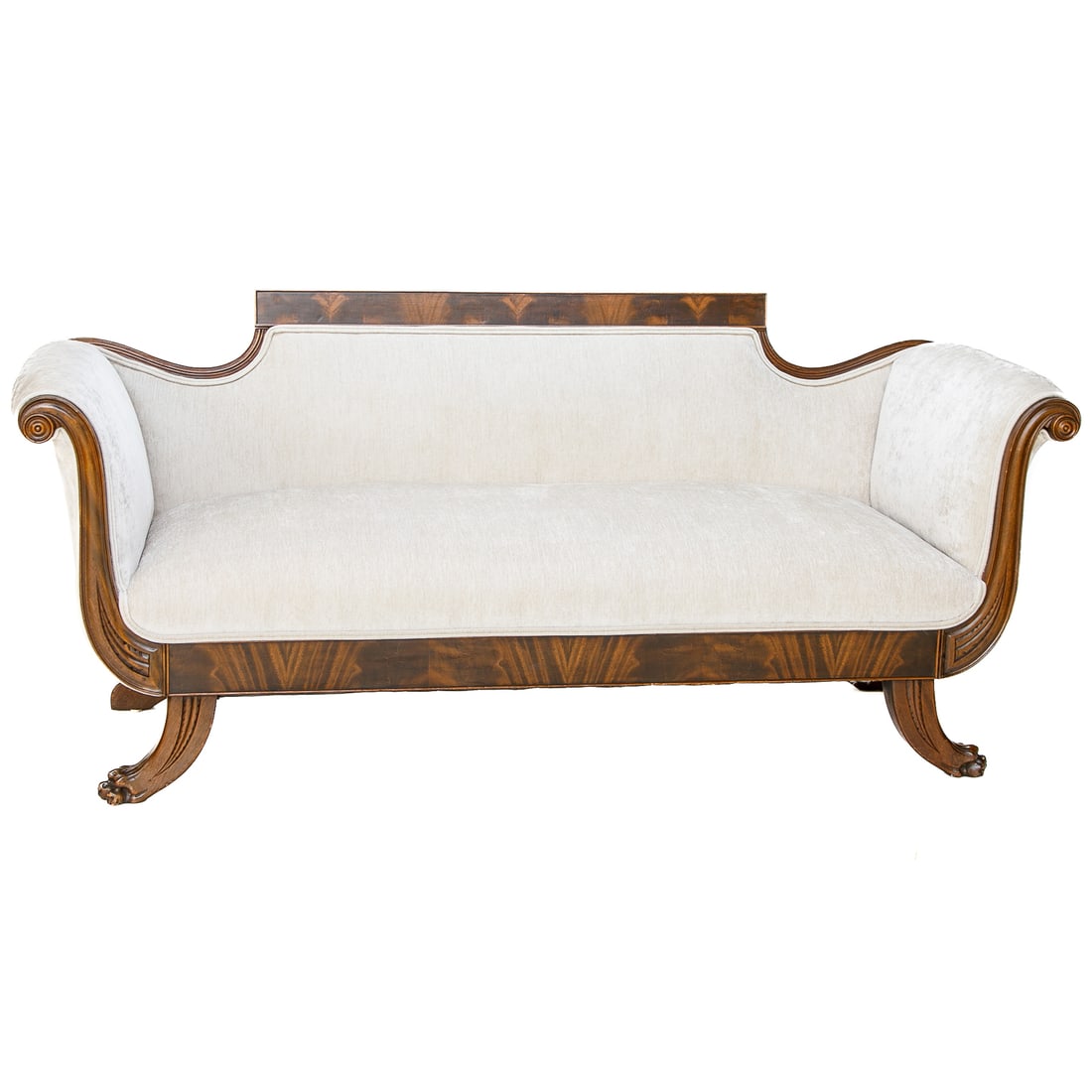 Vintage Mahogany Empire Style Sofa (1 of 8)
