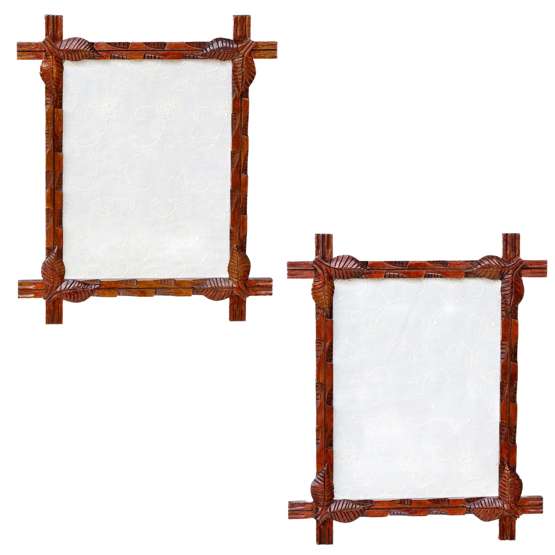 Vintage Carved Wood Frames, Pair (1 of 7)
