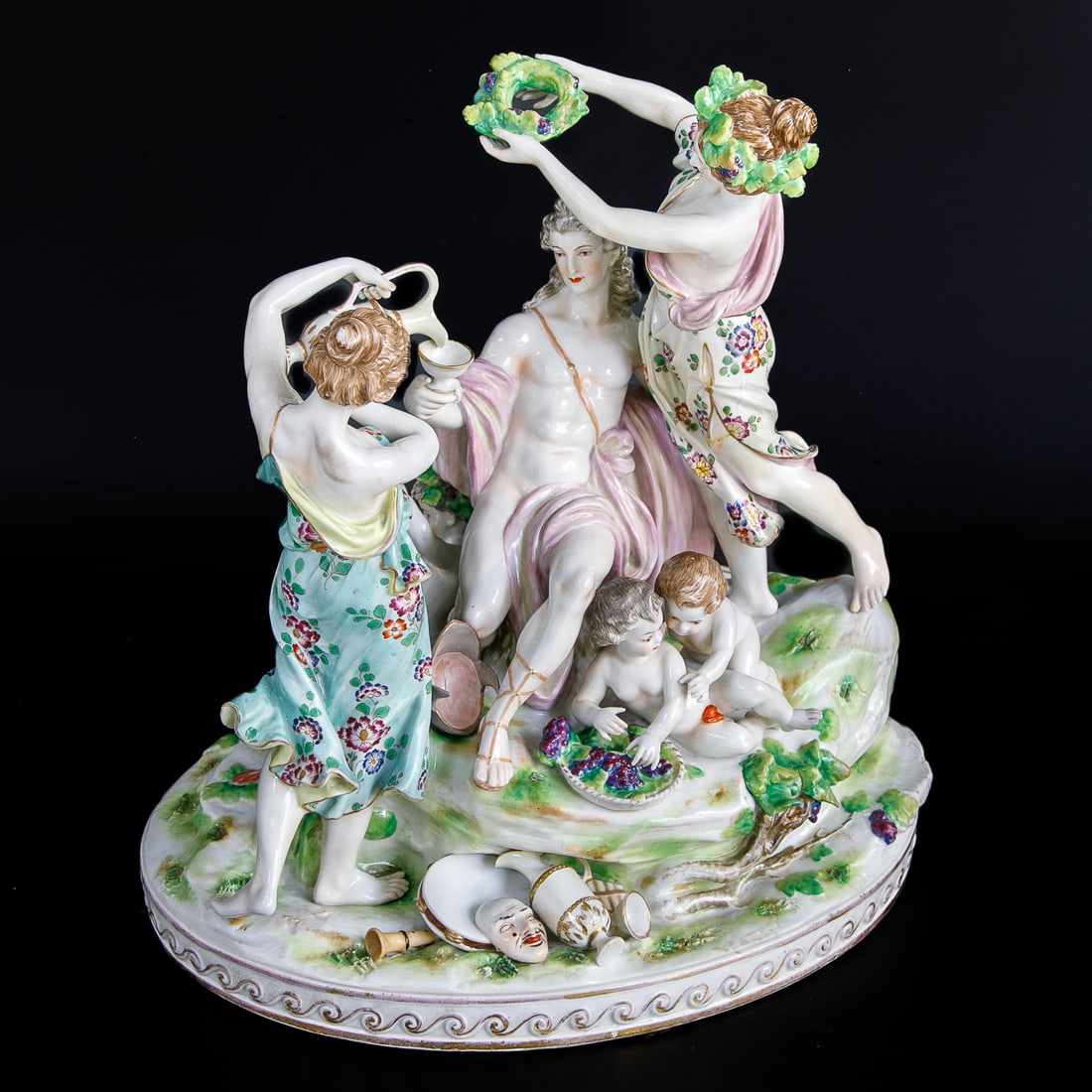 German Dresden Style Porcelain Figural Grouping (1 of 7)