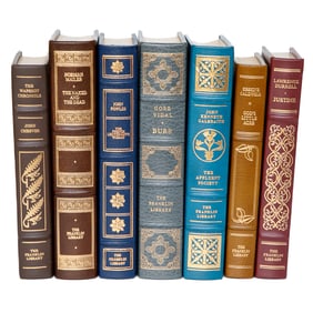Group of The Franklin Library Leather Bound Books, Seven Total Volumes