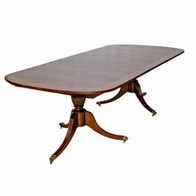 Scarborough House Sheraton Style Mahogany Dining Table