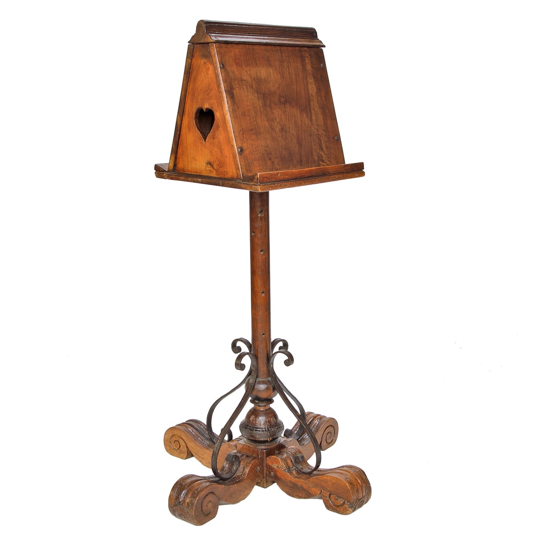 Late 19th C. French Cherry Double Side Lectern/Music Stand (1 of 7)