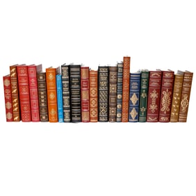 Group of Classic Leather Bound Books, 21 Total