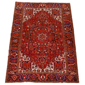 8'2" X 11'7" Heriz Rug