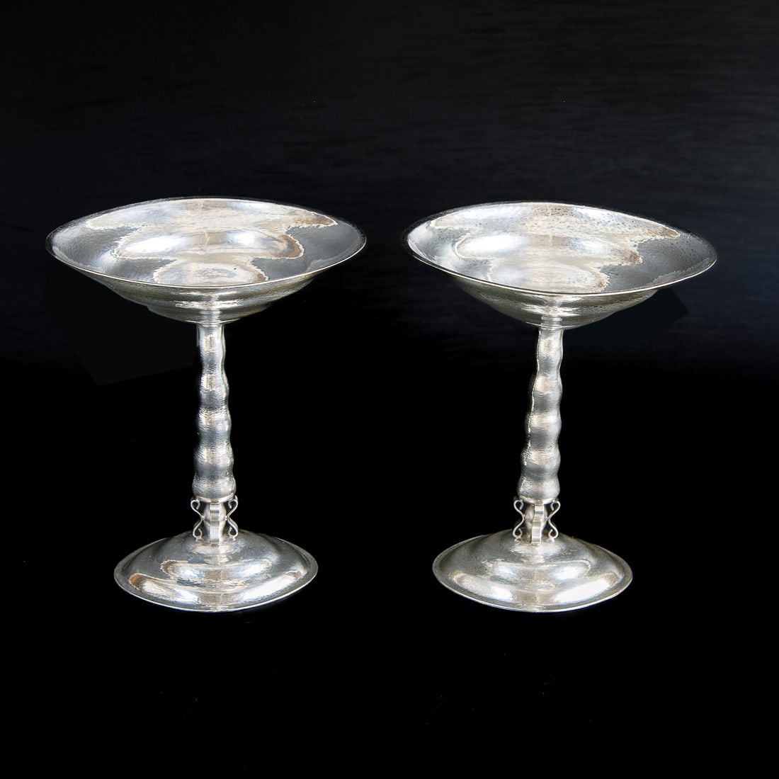 Sterling Silver Compotes, Pair (1 of 11)