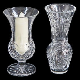 Waterford Crystal Vases, Two Total