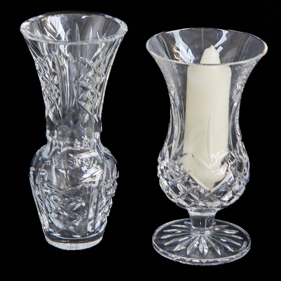 Waterford Crystal Vases, Two Total - 2