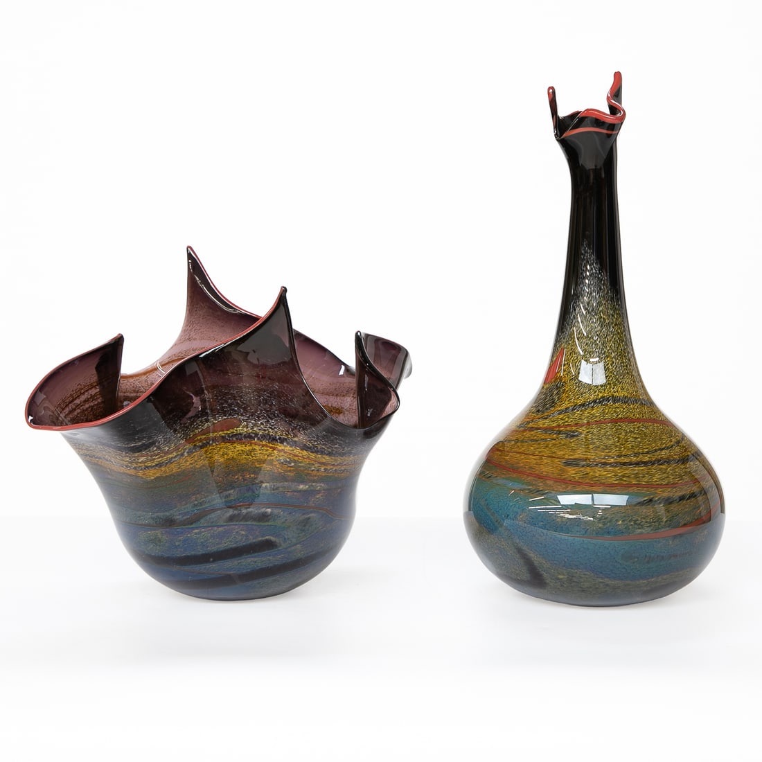 Scott B. Hody Art Glass Pieces, Two Total (1 of 11)