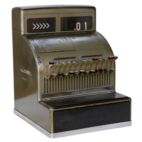 Early 20th C. National Cash Register Co. Art Deco Style Cash Register