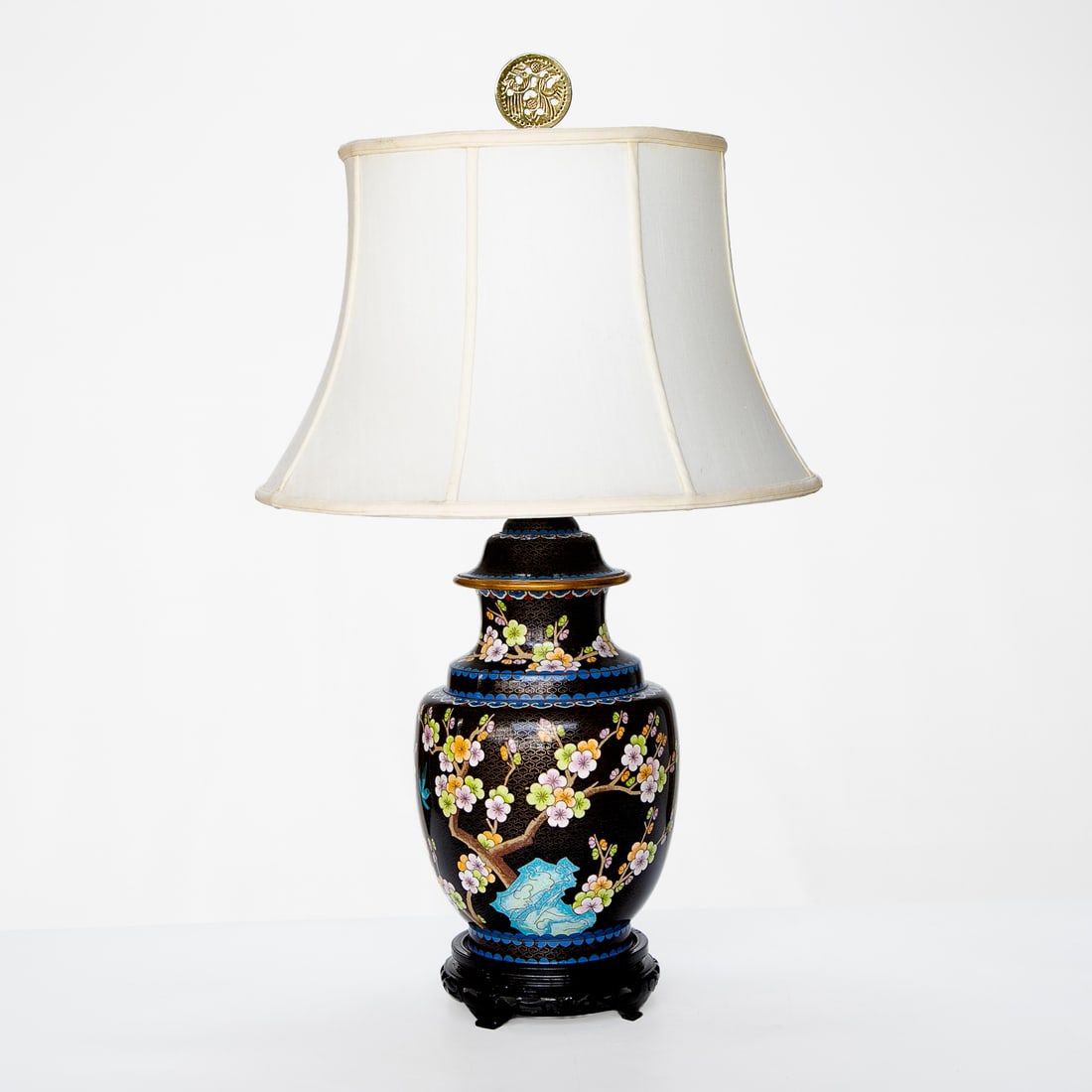 Vintage Cloisonne Table Lamp (1 of 6)