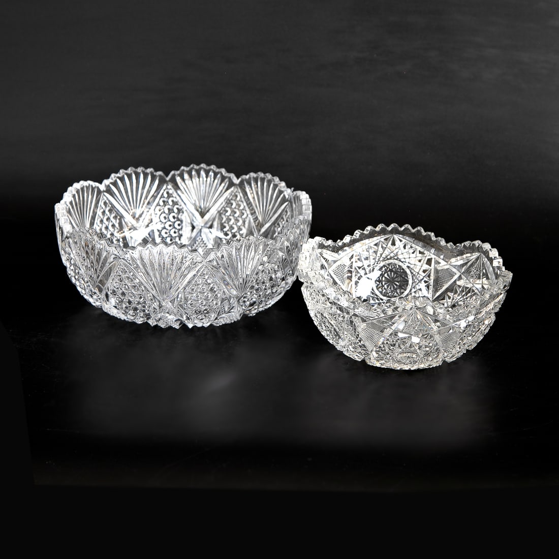 Cut Glass Bowls, Two Total (1 of 5)