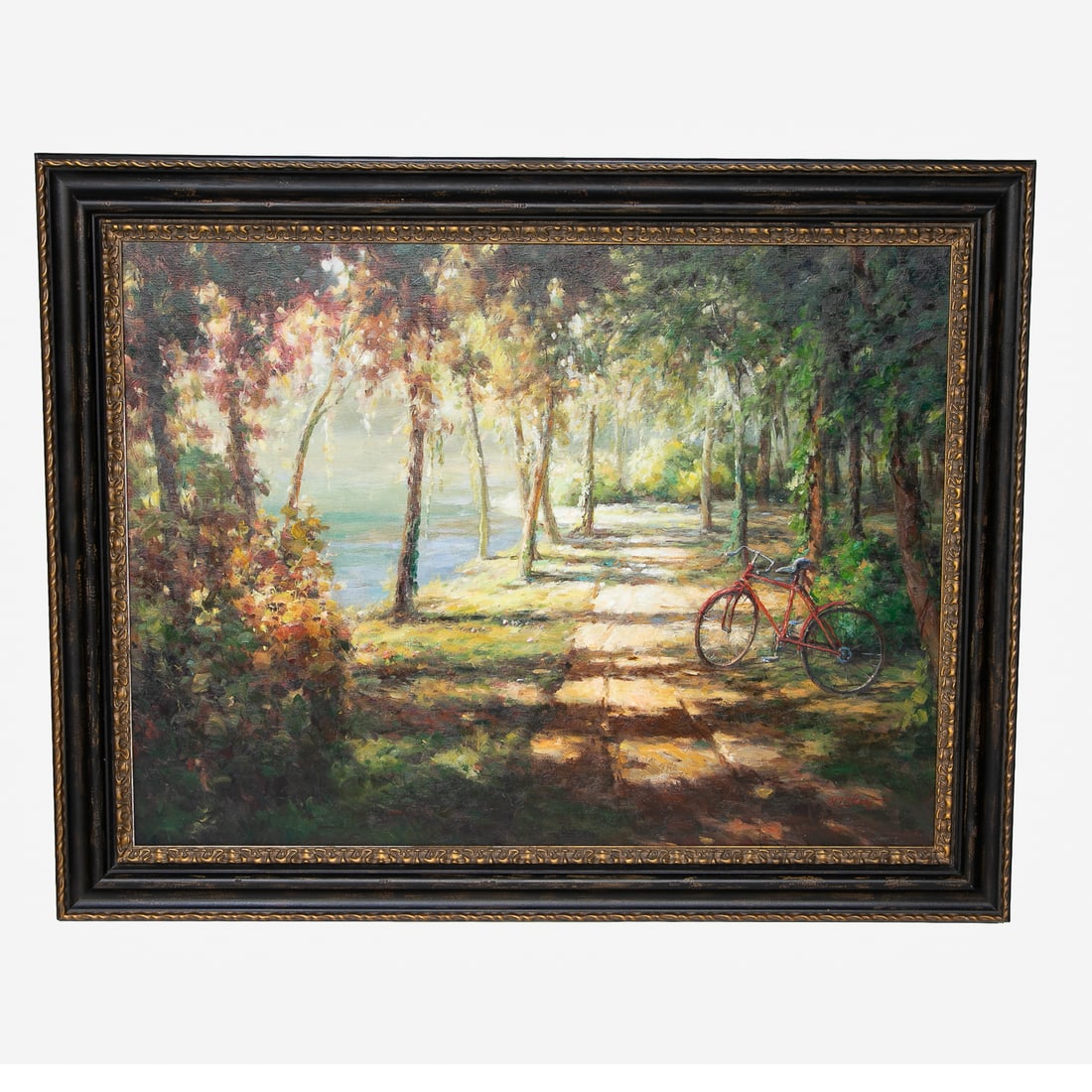 Landscape Scene, Oil on Canvas (1 of 6)