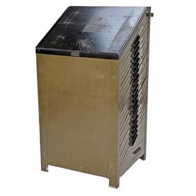 Vintage Ludlow Typograph Matrix Storage/ Printer's Cabinet