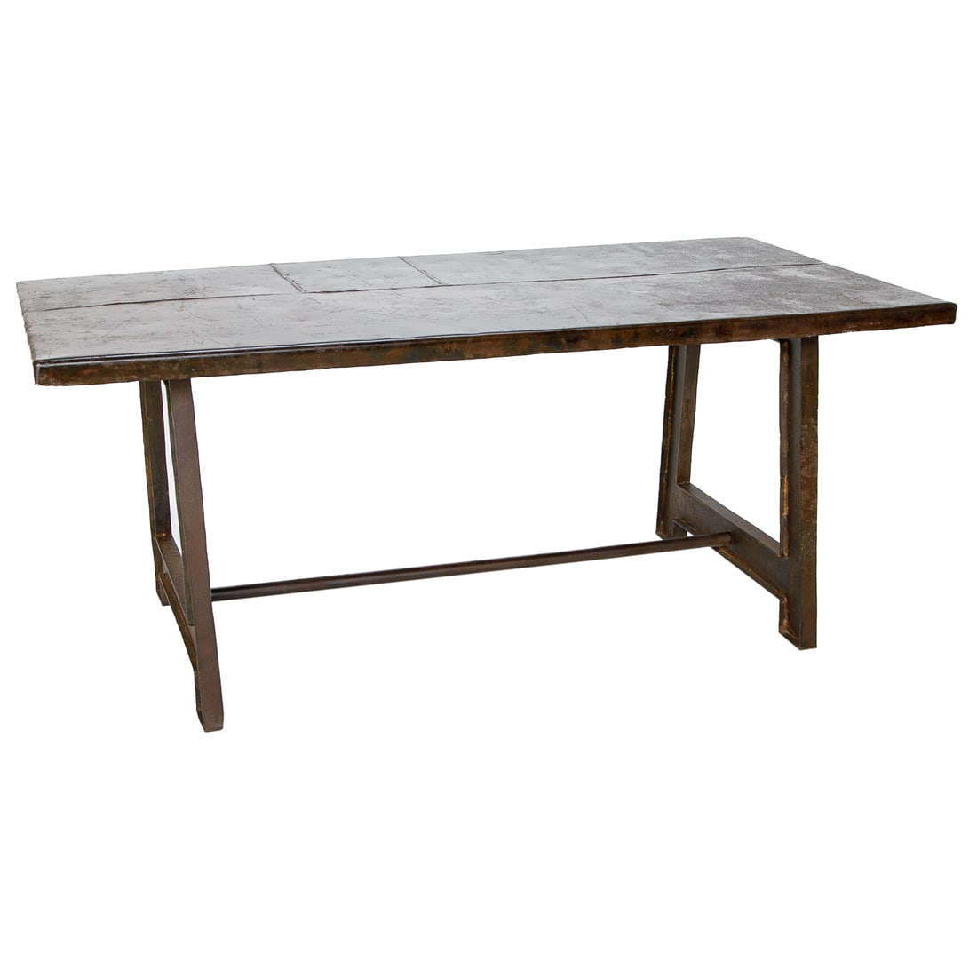 Vintage Custom Industrial Steel Work/Dining Table (1 of 7)