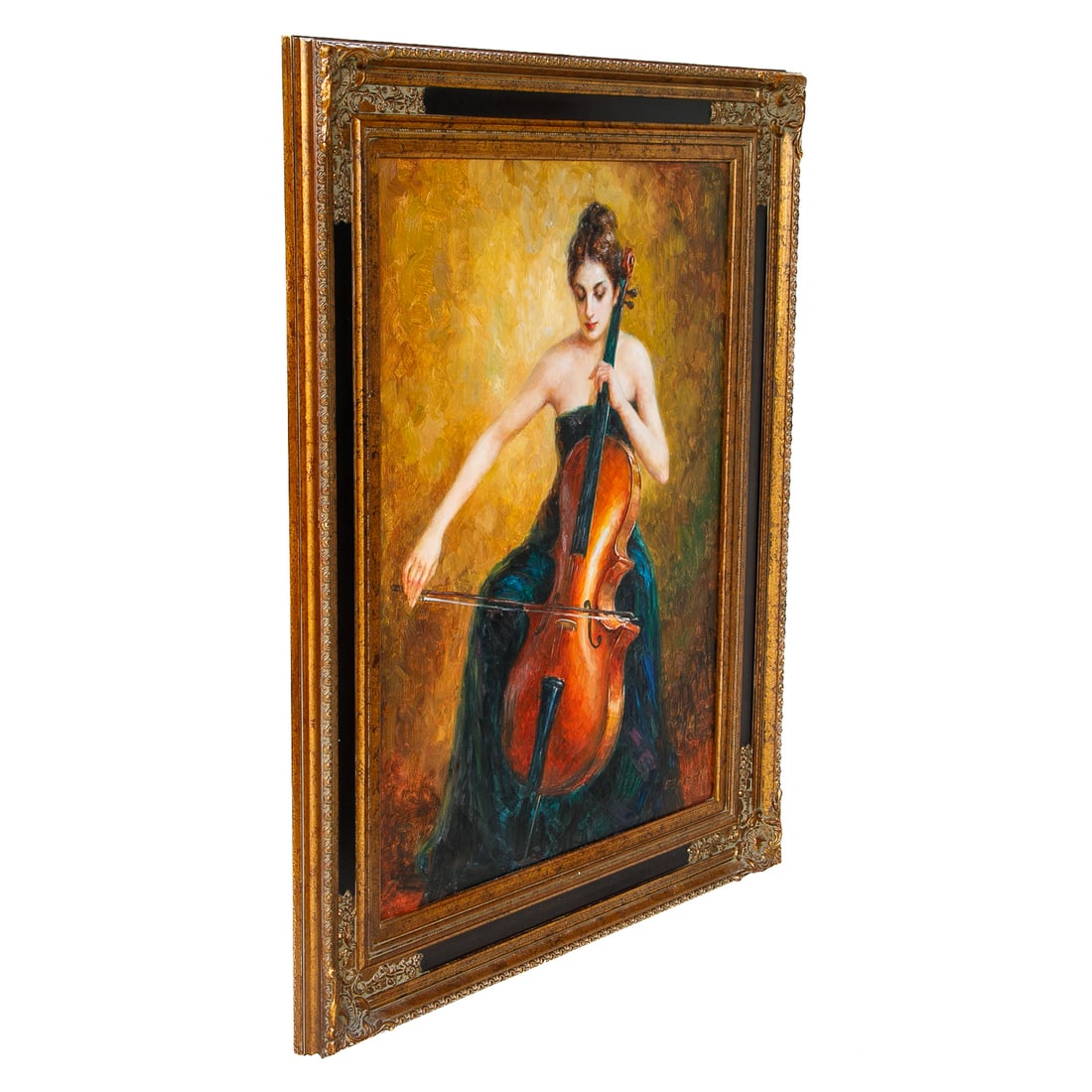 Cello Performer, Oil on Canvas - 4