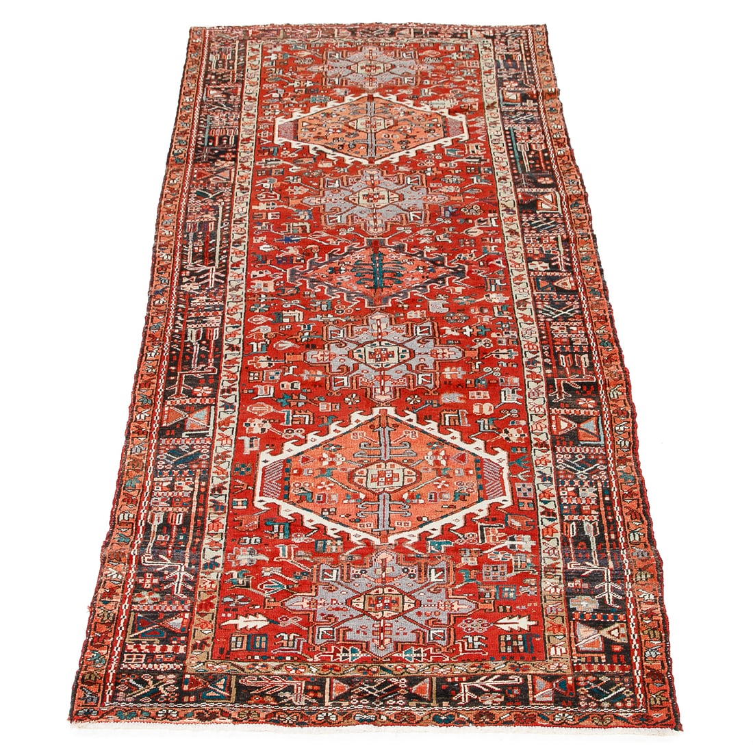 5' x 12'2" Karajeh Rug: 5' x 12'2" Karajeh Rug