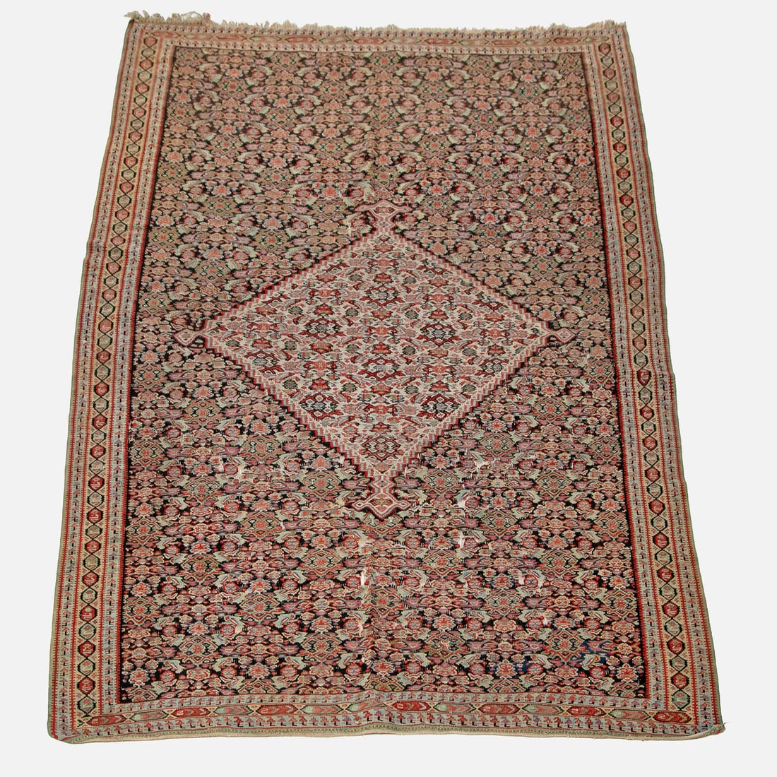 4'2" X 6'8" Antique Bijar Oriental Rug (1 of 5)