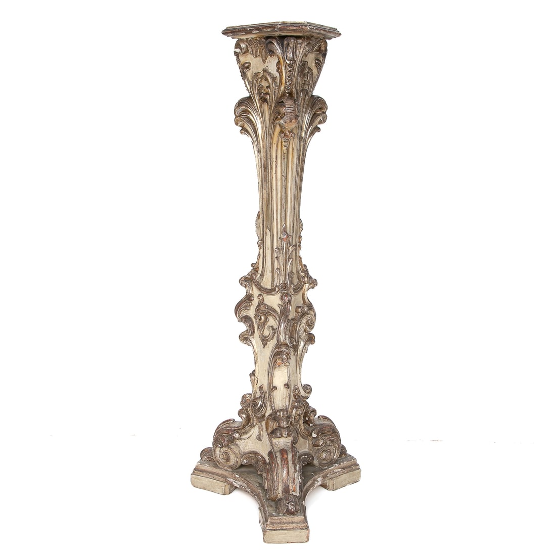 19th C. Carved Italian Venetian Style Plant Stand/Pedestal (1 of 5)