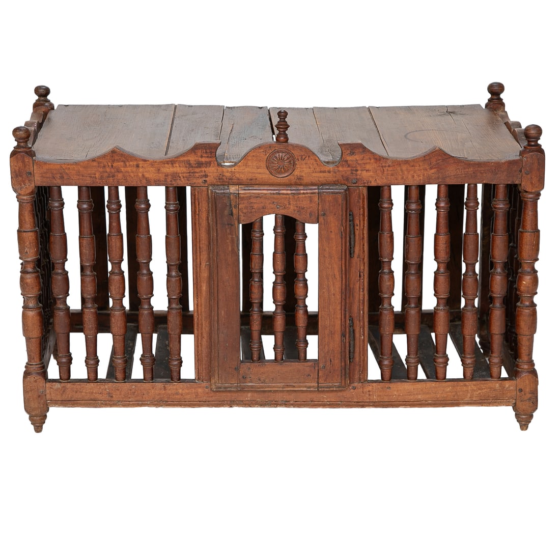 Late 19th C. French Walnut Provincial Style Panetiere (1 of 6)