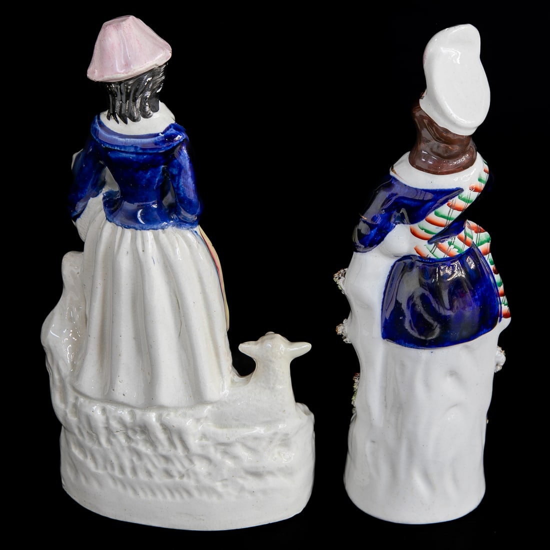 Late 19th C. Staffordshire Figures, Two Total - 3