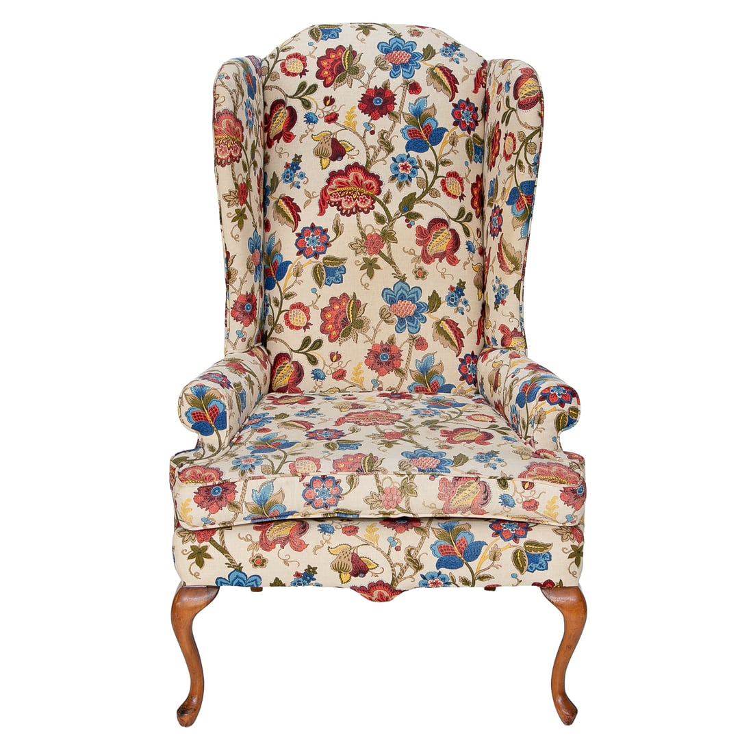 Vintage Clayton Marcus Furniture Upholstered Wing Back Arm Chair - 2