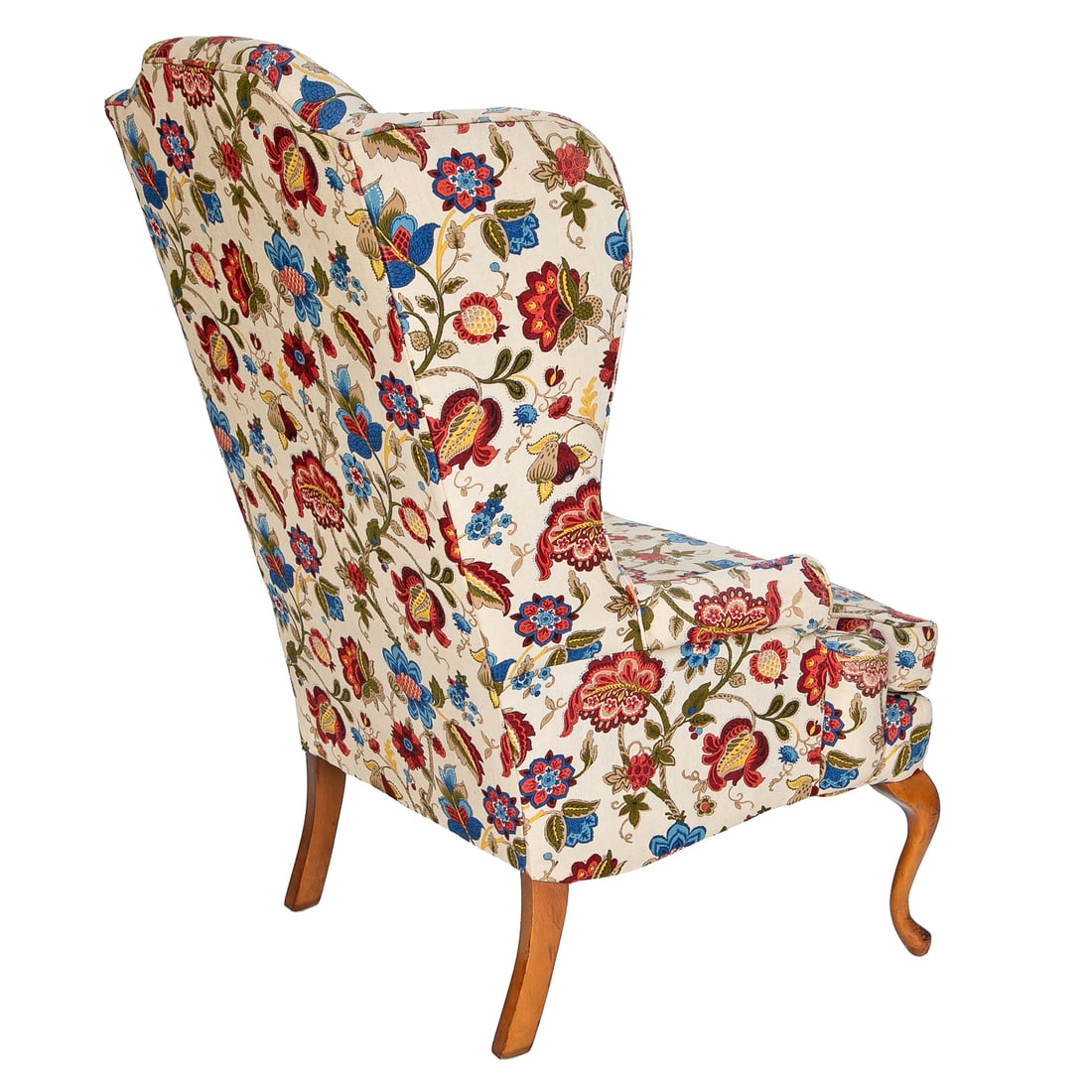 Vintage Clayton Marcus Furniture Upholstered Wing Back Arm Chair - 6