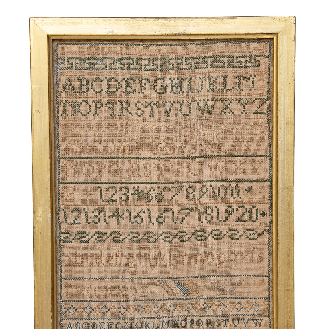 Early 19th C. Framed Needlepoint Sampler - 2