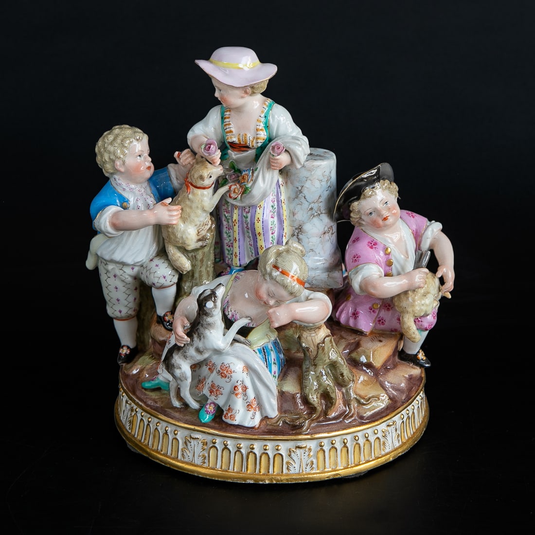 Antique Meissen German Porcelain Figural Grouping (1 of 6)