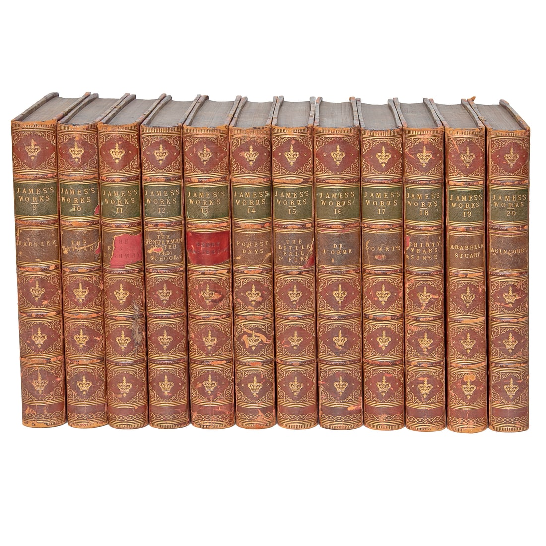 Collection of James's Works Leather Bound Books, Twelve Total Volumes (1 of 10)