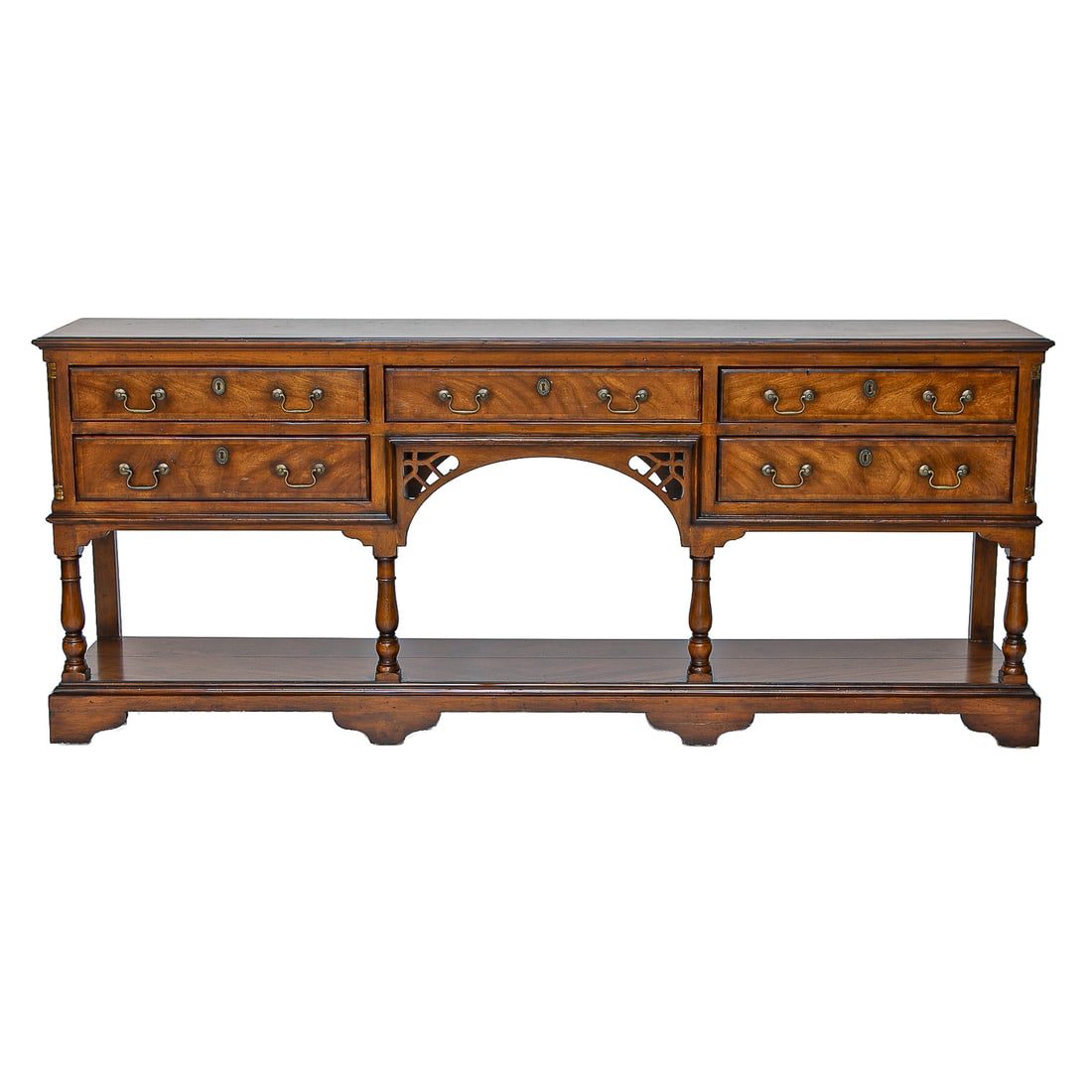 Century Furniture Monarch Collection Acacia Wood Console Table (1 of 9)