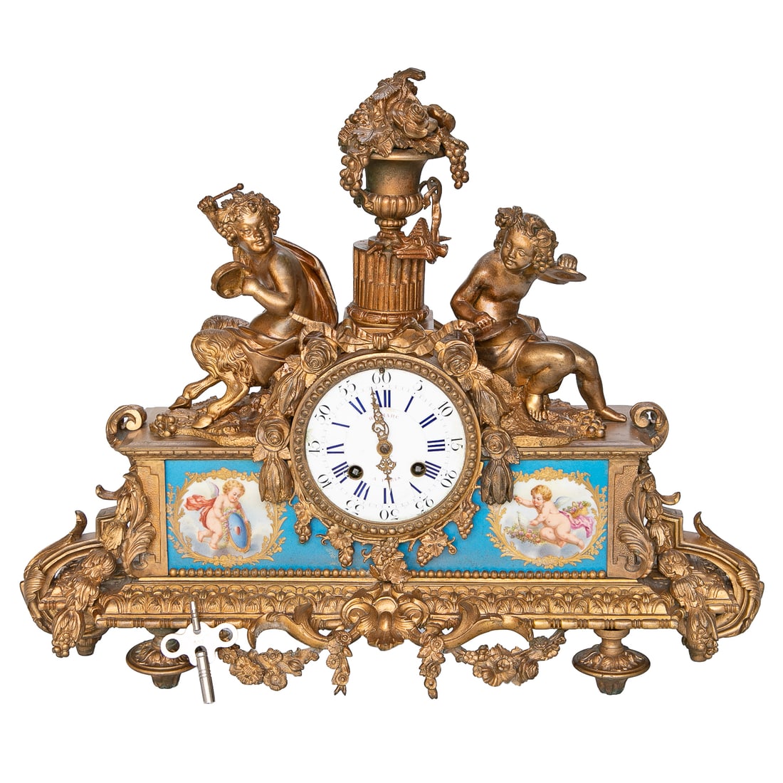Louis XV Style French Mantle Clock (1 of 9)