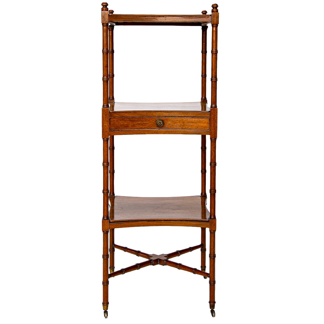 Early 19th C. English Mahogany George III Style What Not Stand (1 of 7)