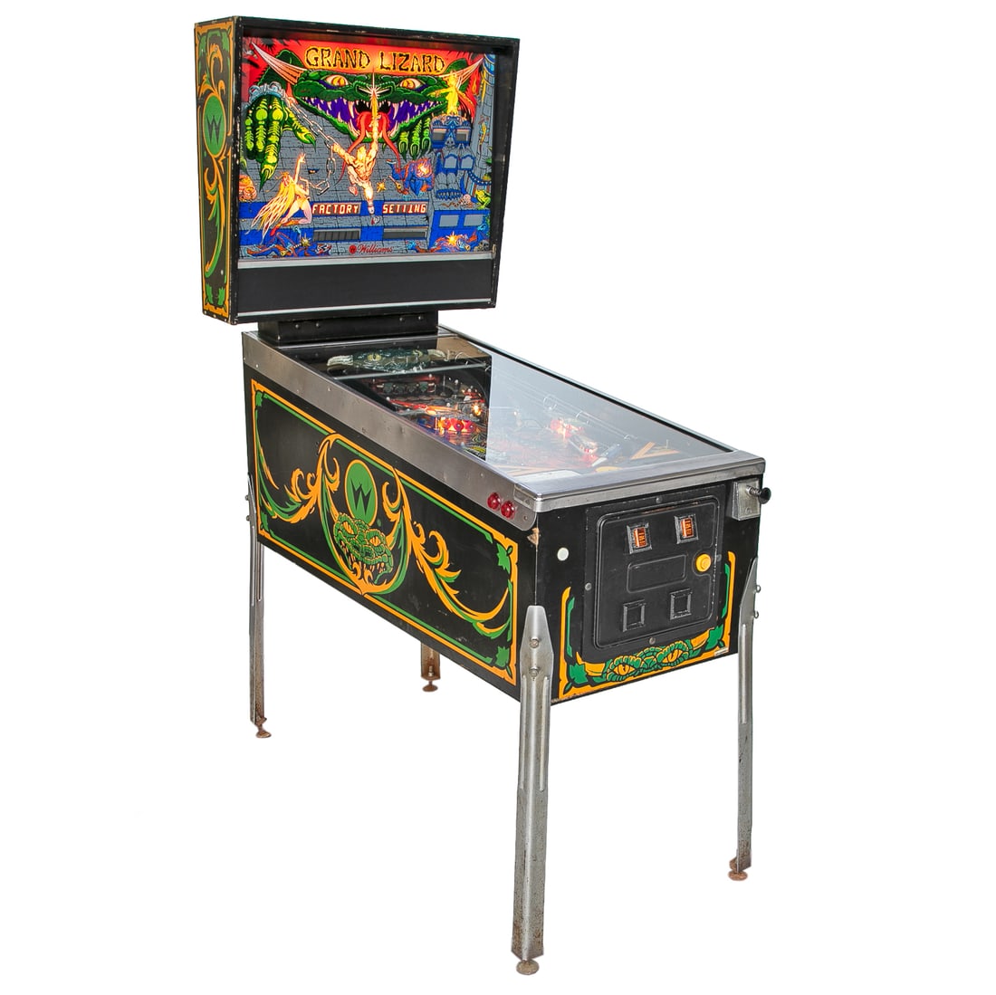 Vintage 1986 Grand Lizard Pinball Machine (1 of 13)