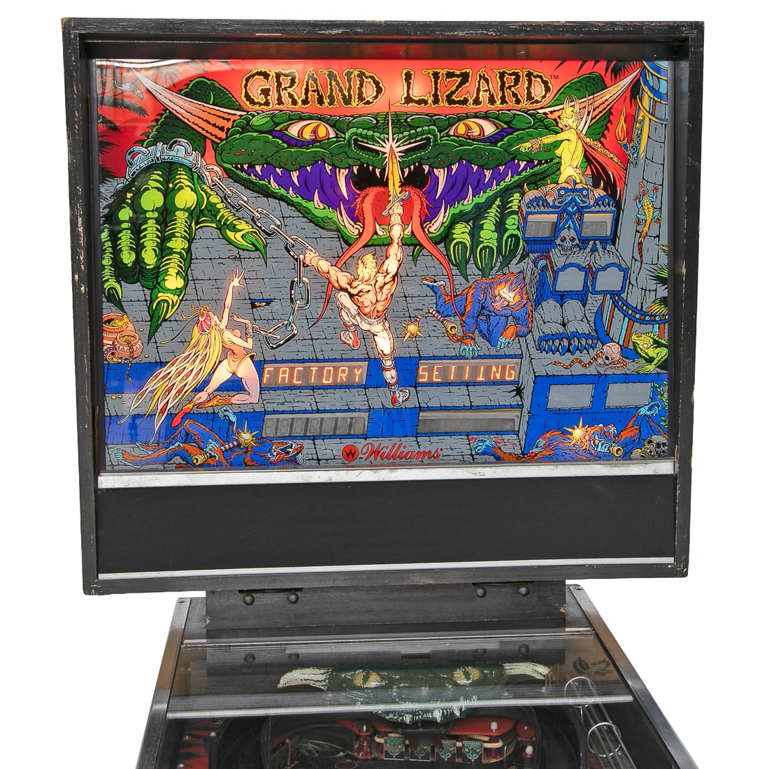 Vintage 1986 Grand Lizard Pinball Machine - 4