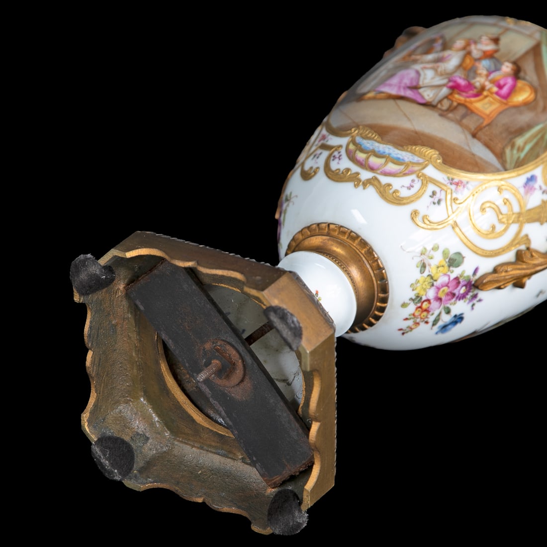 Late 19th C. French Sevres Porcelain Urns, Pair - 13