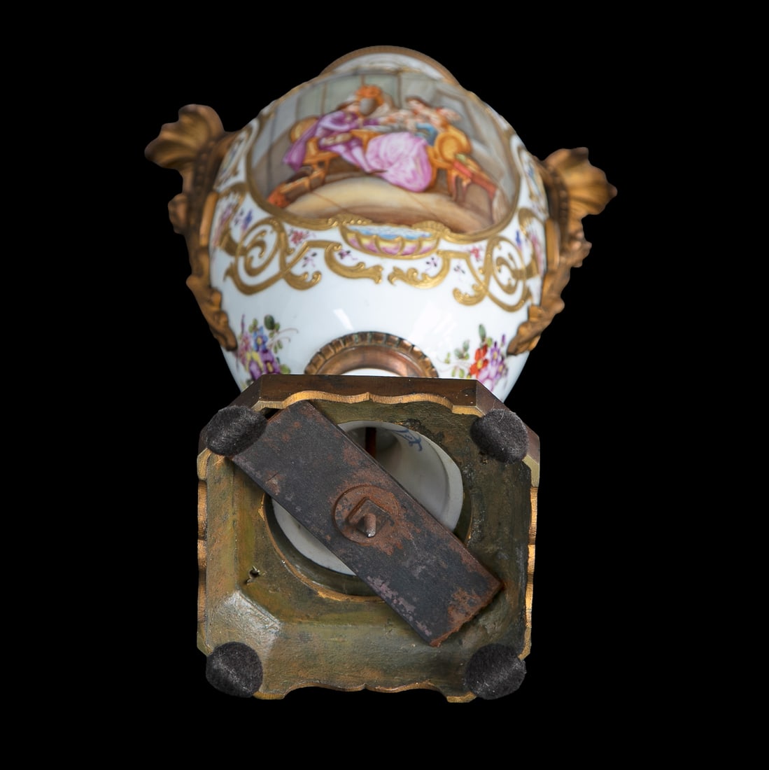 Late 19th C. French Sevres Porcelain Urns, Pair - 7