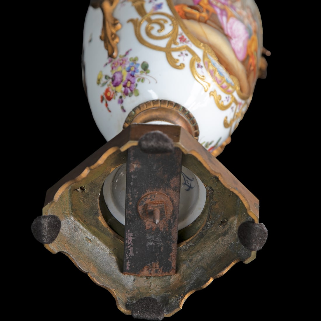 Late 19th C. French Sevres Porcelain Urns, Pair - 8