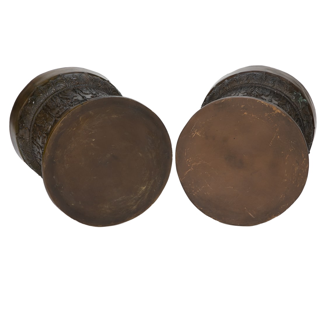 Bronze Pedestals, Pair - 2
