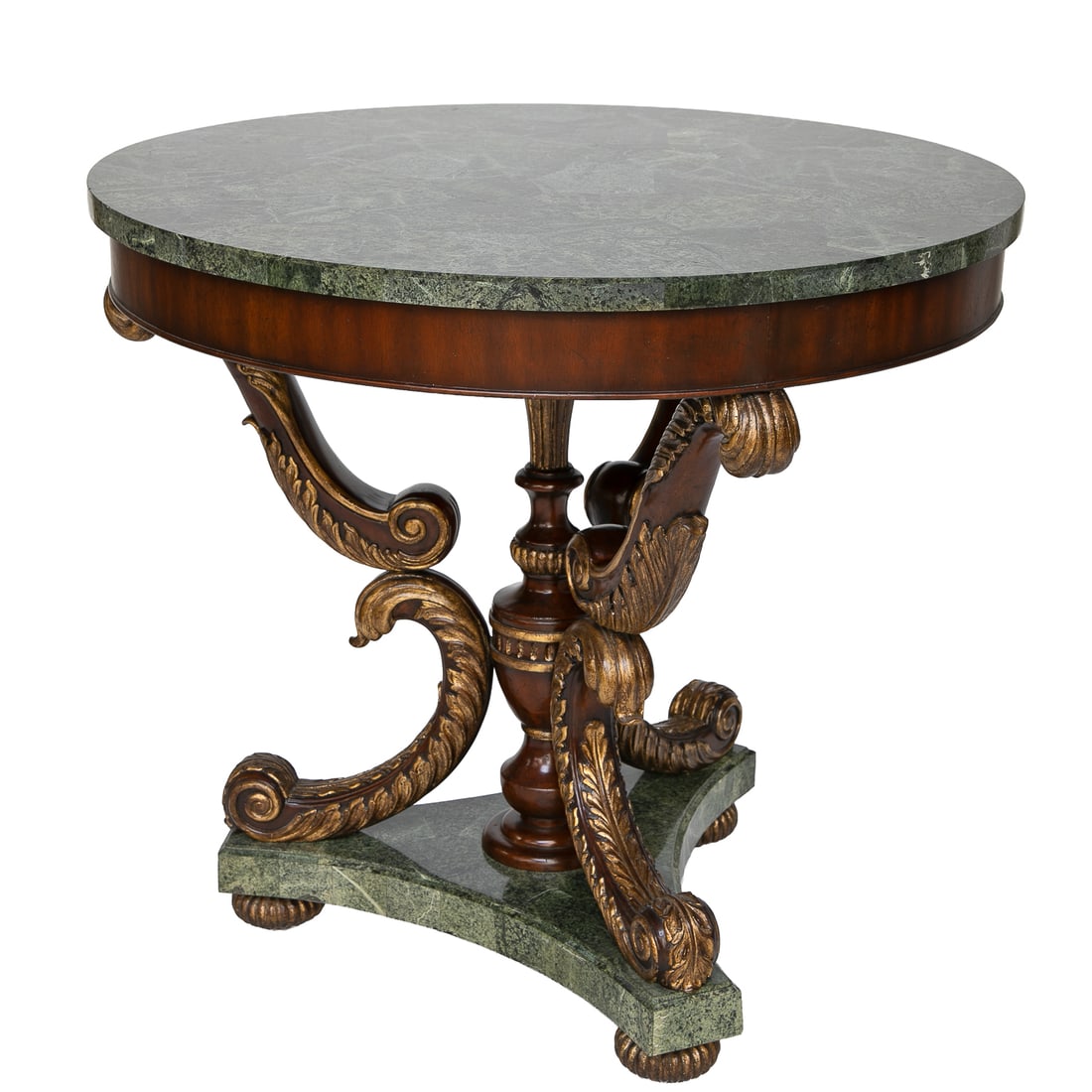 Vintage Maitland-Smith Round Side Table - 4