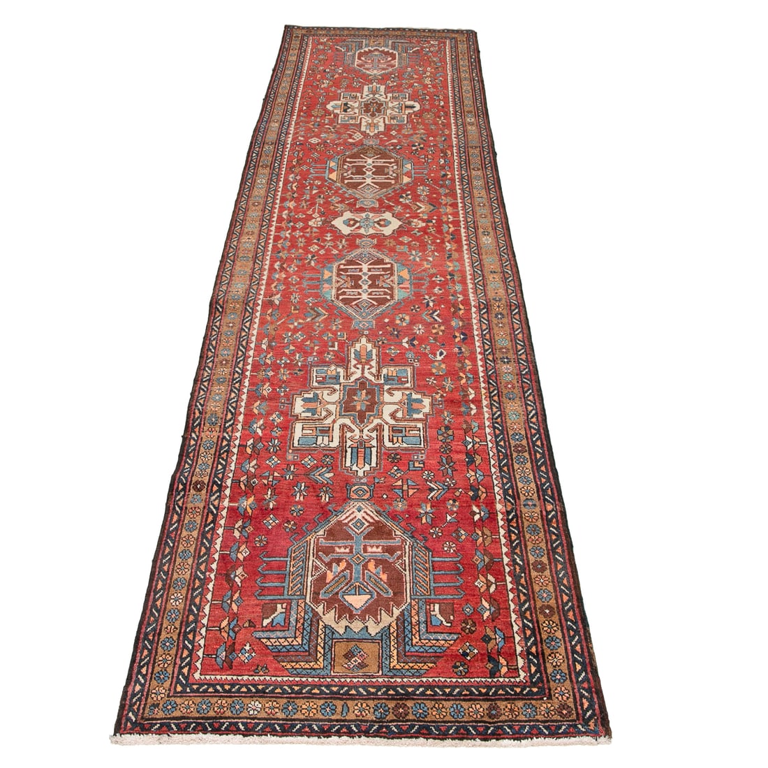 3'3" X 12'9" Karajeh Runner: 3'3" X 12'9" Karajeh Runner