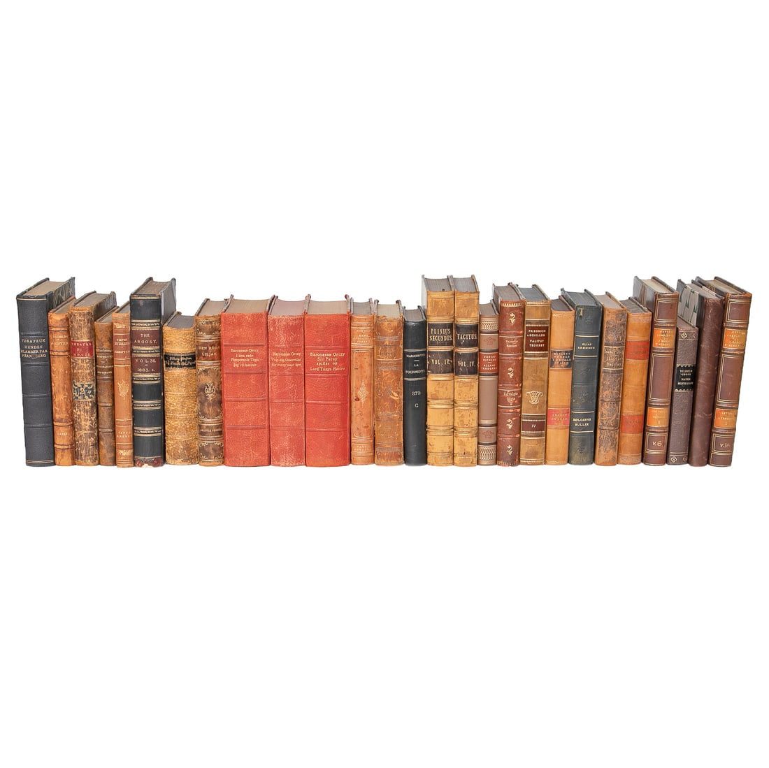 Group of Leather Bound Books, Twenty-Seven Total Volumes (1 of 9)