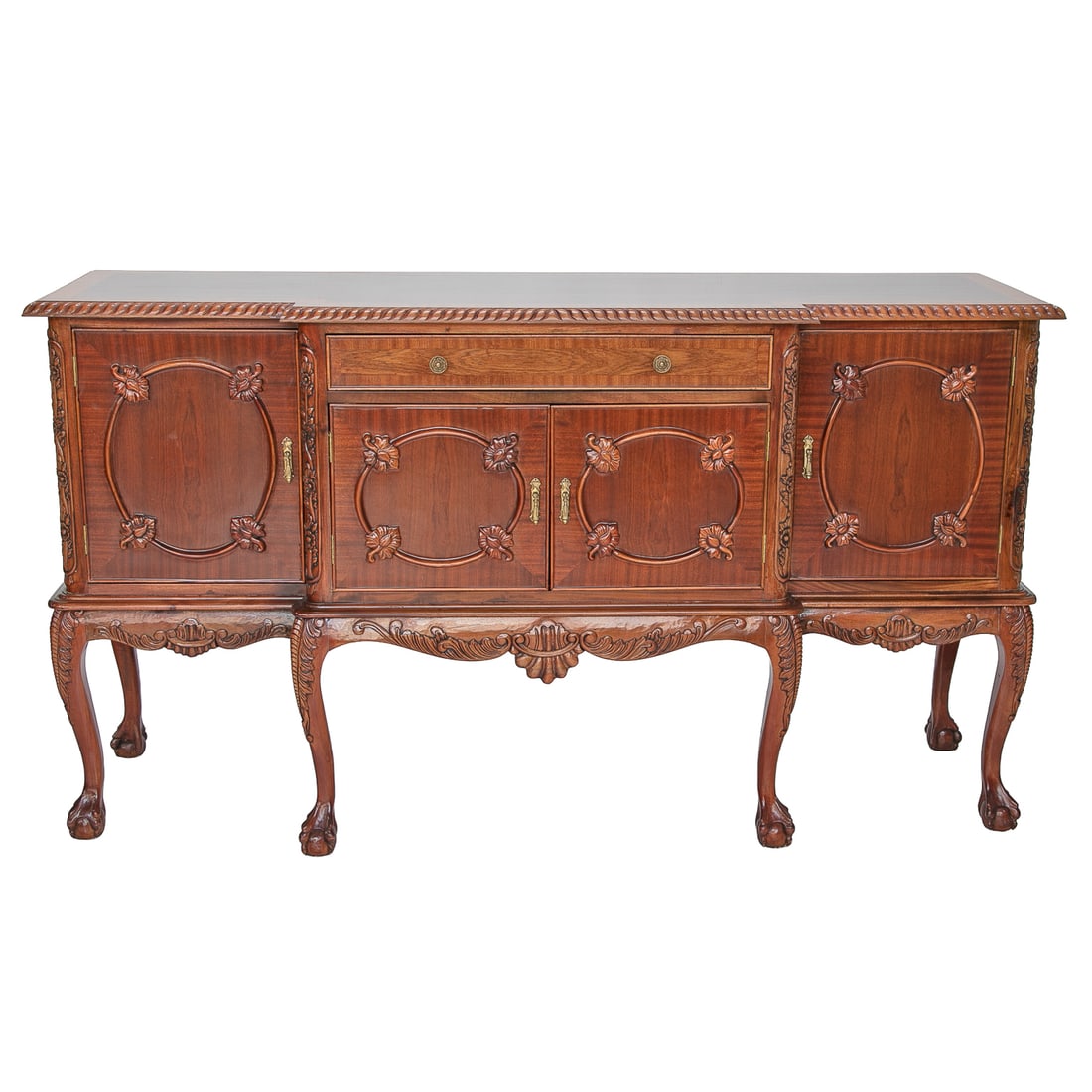 Paramount Antiques, New York, Mahogany Chippendale Style Sideboard (1 of 10)