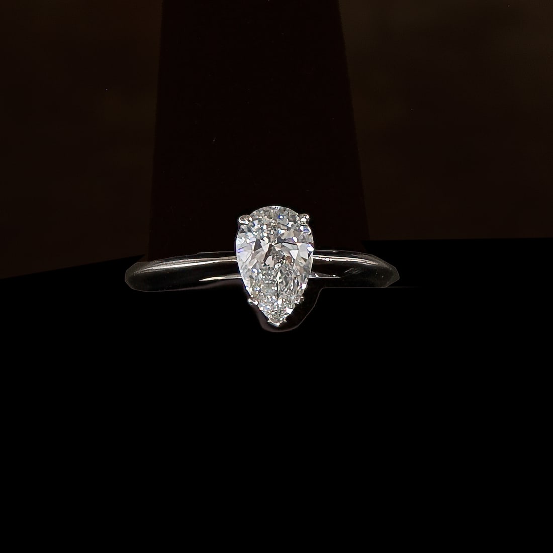 Tiffany & Co. Platinum Natural Diamond Engagement Ring, Size 6 (1 of 6)
