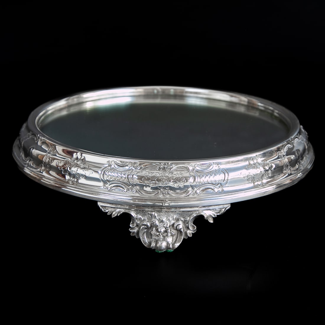 Vintage Silver Plated Plateau Mirror (1 of 7)