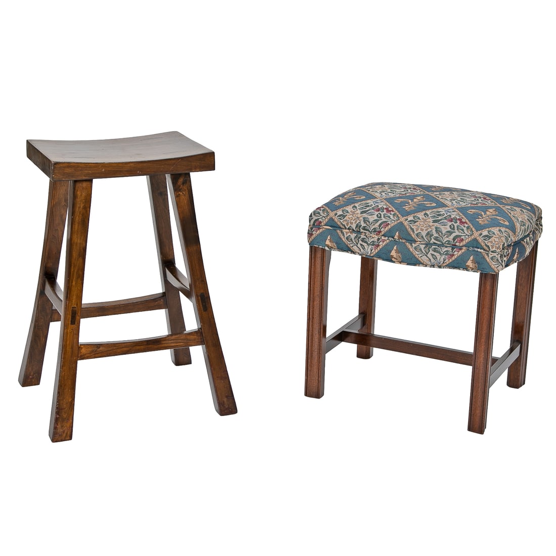 Mahogany Stools, Two Total (1 of 11)