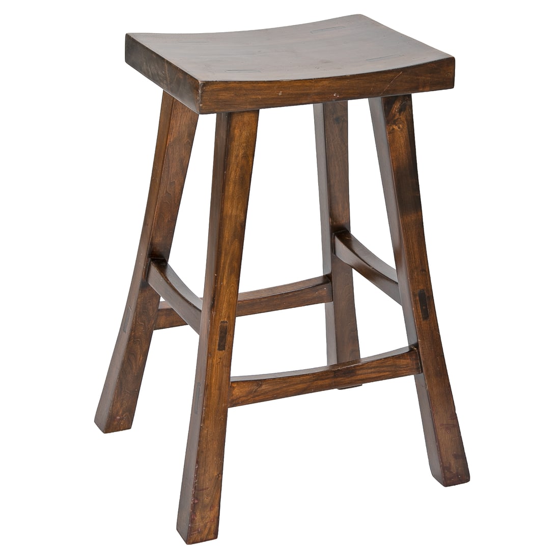 Mahogany Stools, Two Total - 2