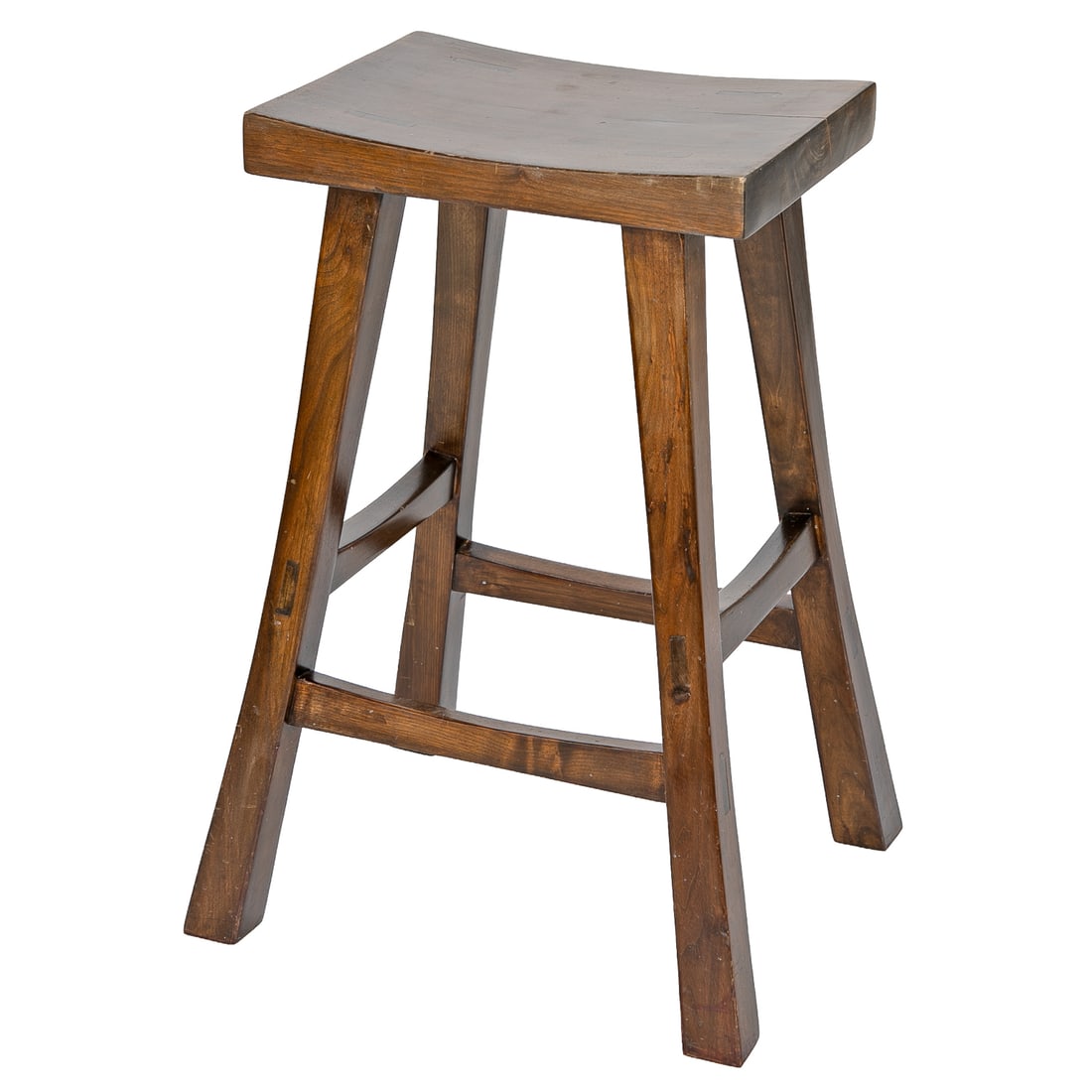 Mahogany Stools, Two Total - 4
