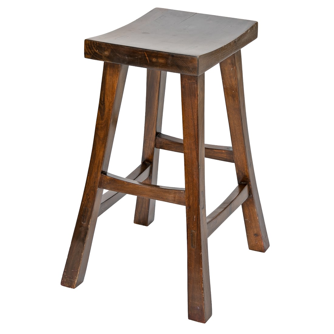 Mahogany Stools, Two Total - 5