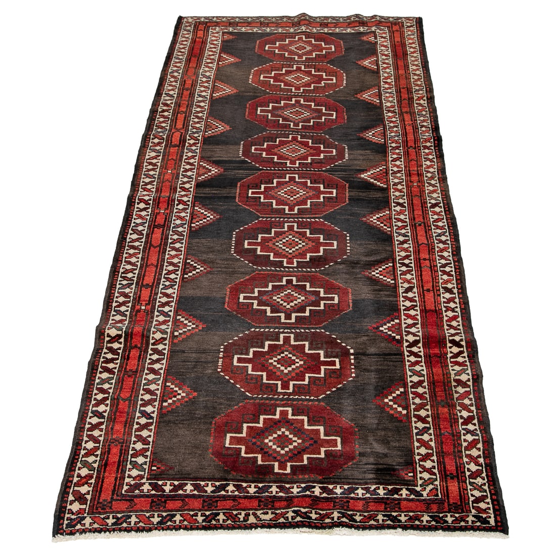 3'9" X 9'4" Nahavand Rug: 3'9" X 9'4" Nahavand Rug