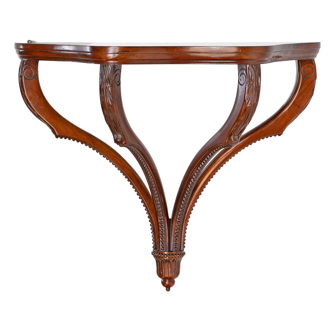 Vintage Maitland-Smith Mahogany Carved Hanging Wall Bracket (1 of 5)